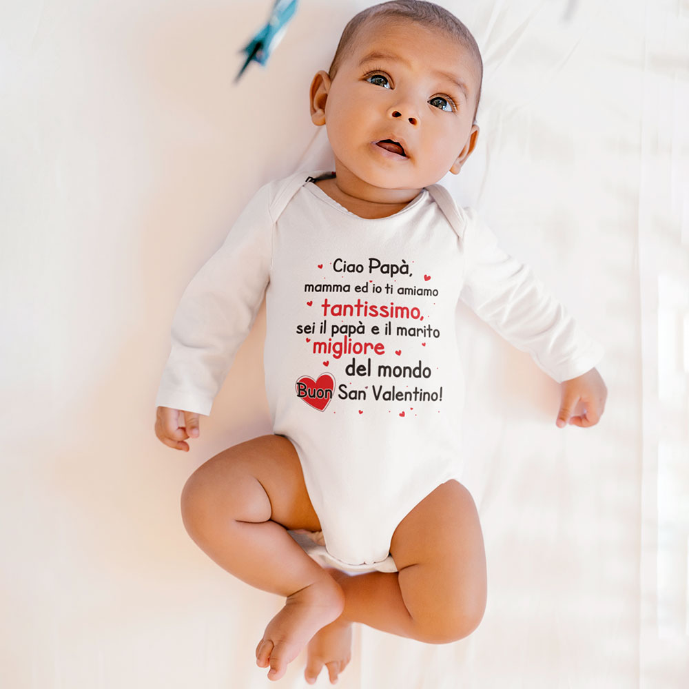 Body neonato primo San Valentino